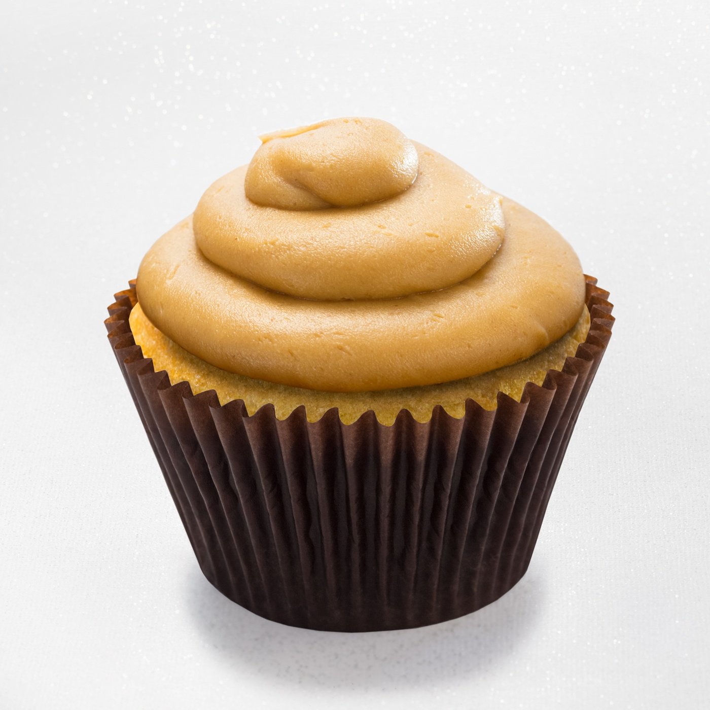 Peanut butter cupcake with peanut butter mousse